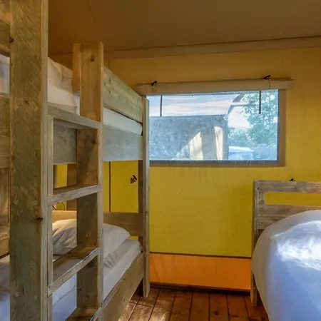 Comfortable Safari Tent With Bathroom, On A In De Maasduinen Luxury tent Arcen